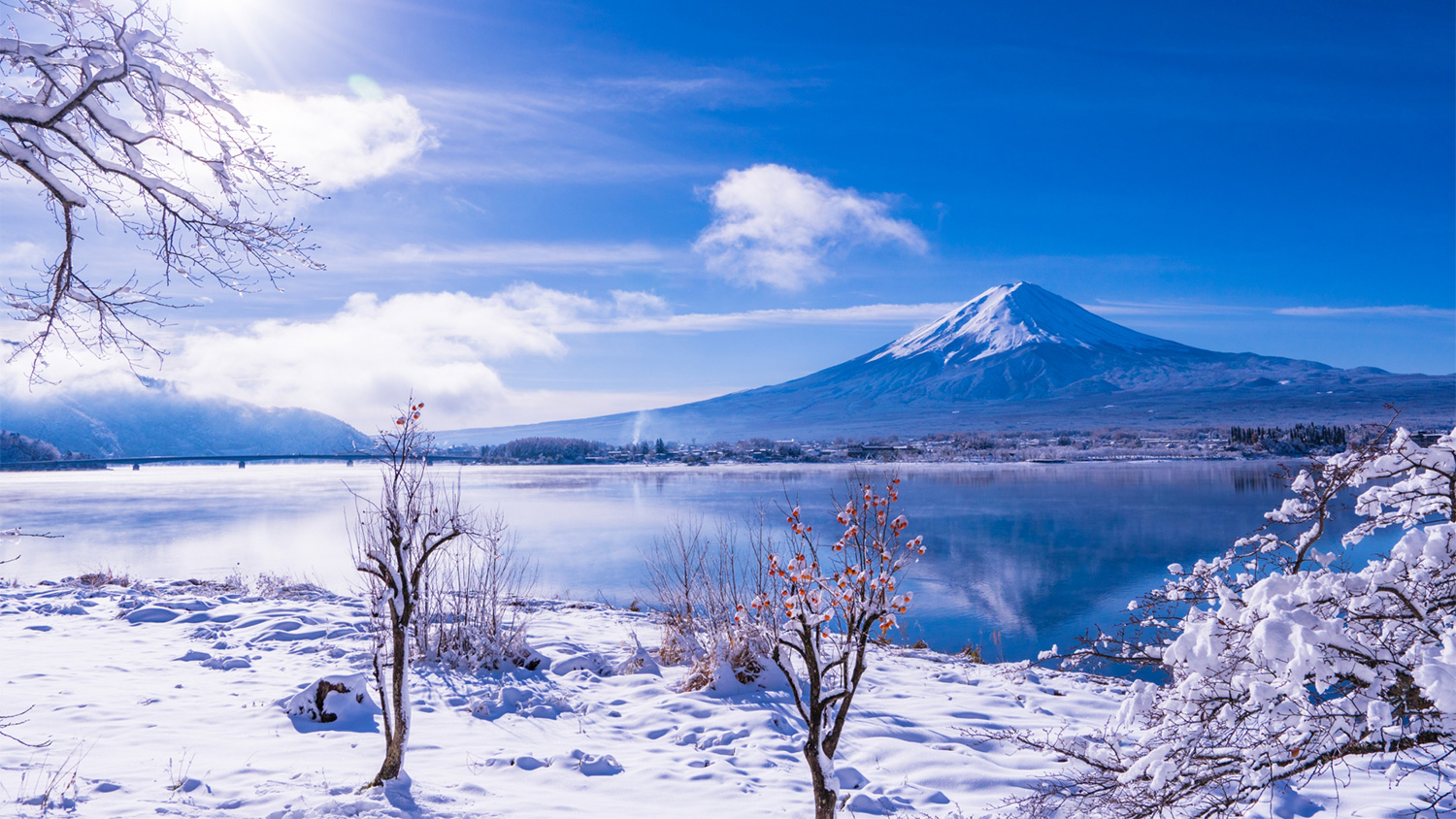 富士山の冬